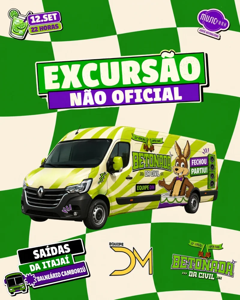 Excursão Betonada -BCXITAJAI