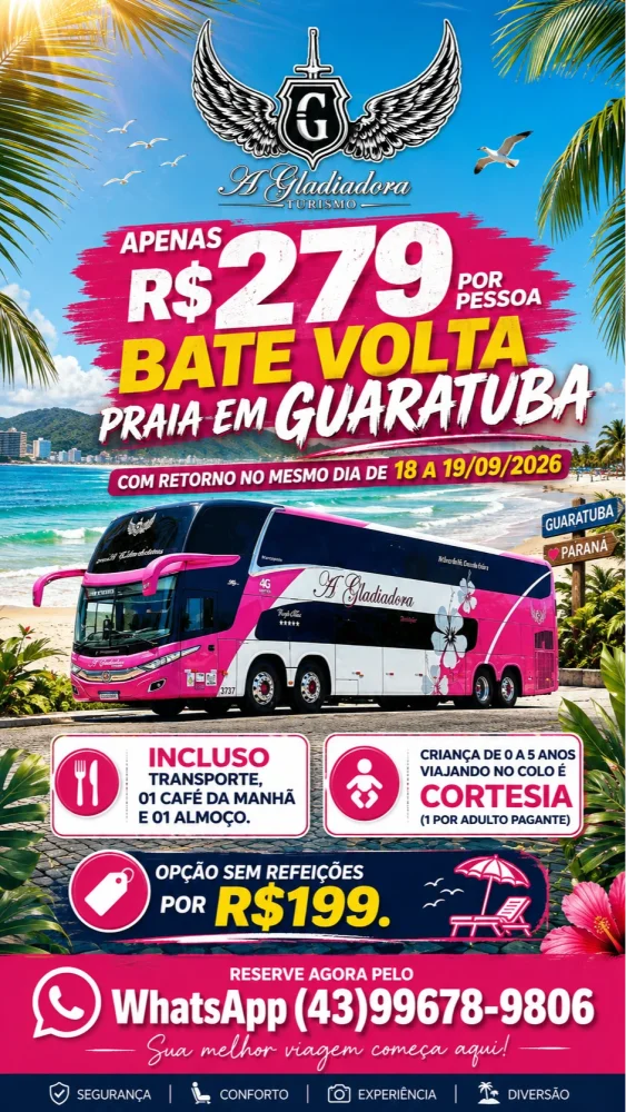 Guaratuba 18 a 19/09/2026 (sexta)