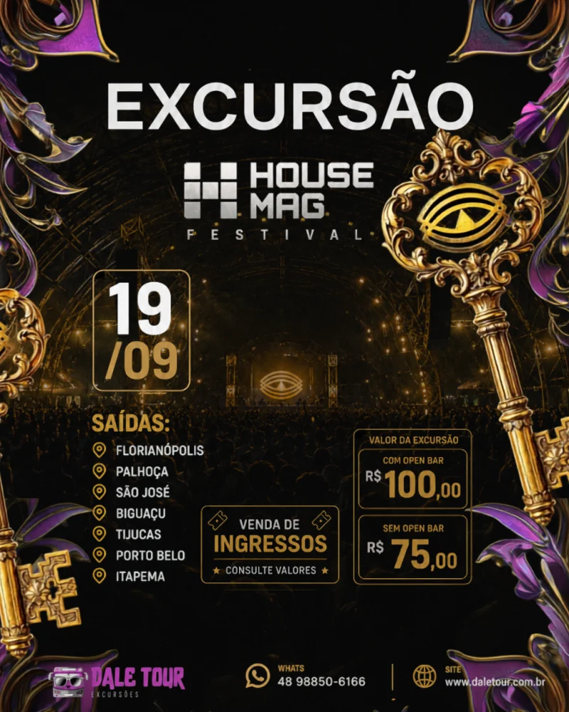 EXCURSÃO HOUSE MAG FESTIVAL - SURREAL PARK