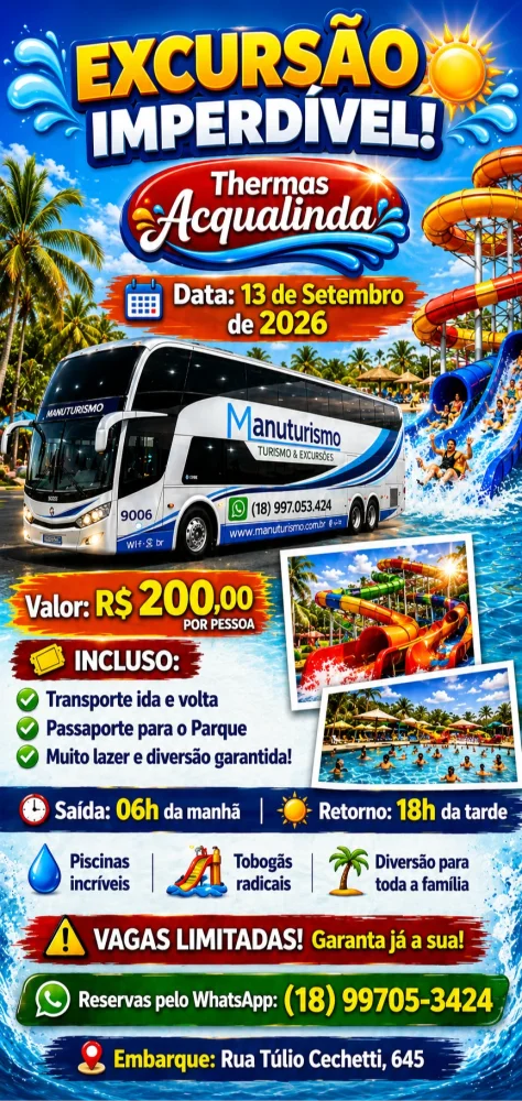 Excursão Acqualinda