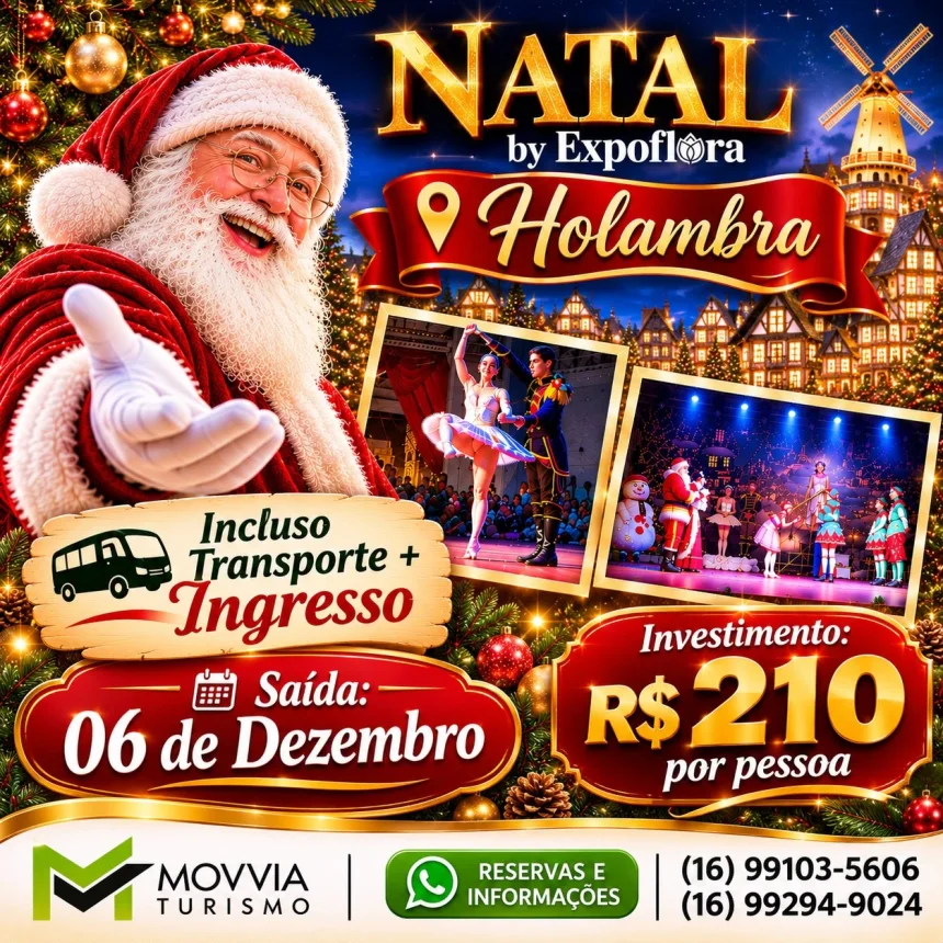 EXCURSÃO HOLAMBRA - BY EXPOFLORA