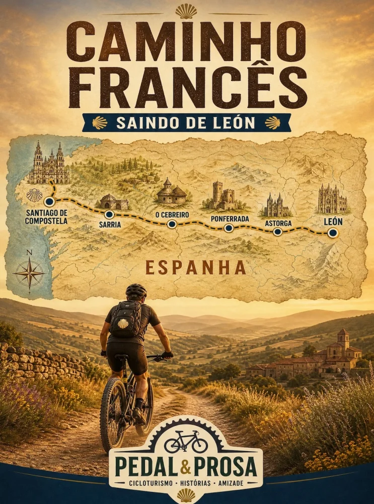 Santiago de Compostela · Caminho Francês (Saída de Leon - Espanha)